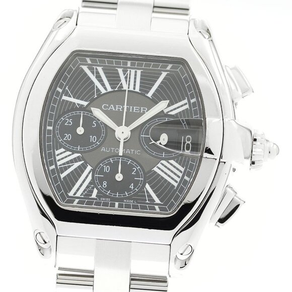 CARTIER Roadster Chronograph XL W62020X6 Black Dial Automatic Men's Watch_900088